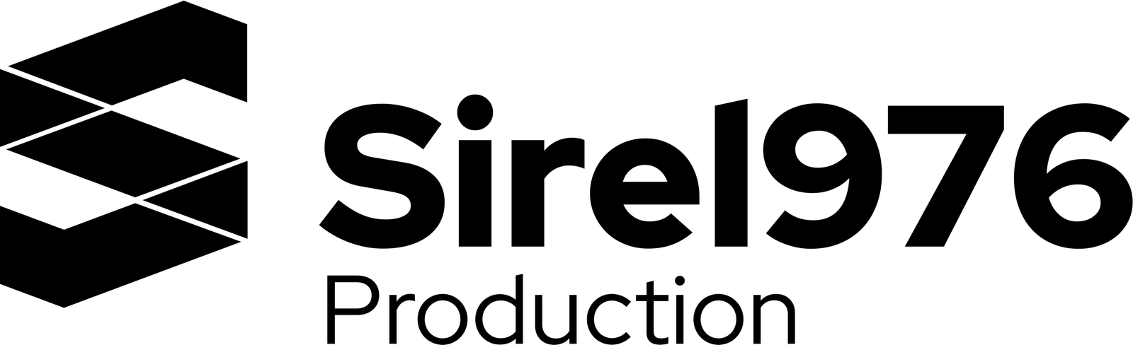 Logo Sirel976 Production v2 - black